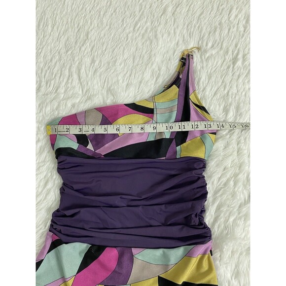 ANK One Piece Swimsuit Match Set 2 Pieces Swim Dress Purple Size M - Picture 8 of 15